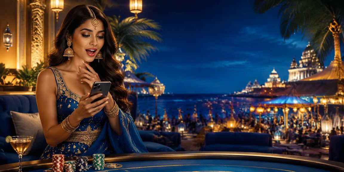 Indian mobile casino user enjoying safe betting app