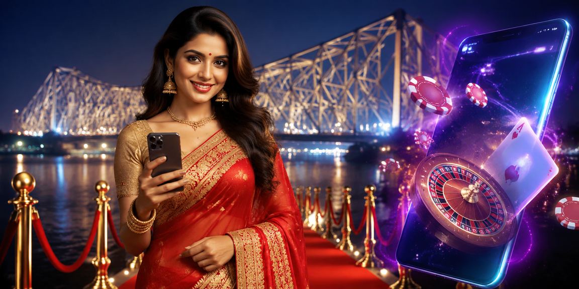 A cricket fan in Kolkata betting online with mobile app
